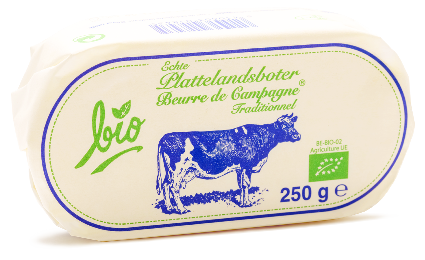 Rochefort Plattelands boter ongezouten bio 250g